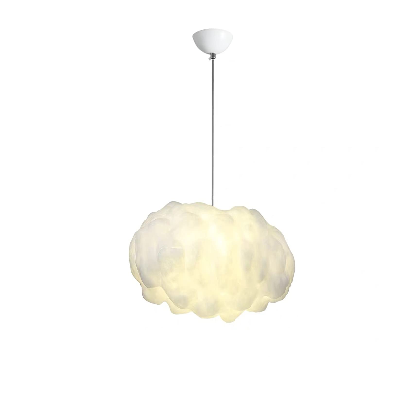 Lustre nuage en coton blanc idéal pour illuminer la chambre d'enfant - 8