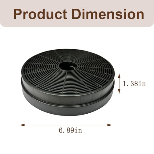 Image of 2 Pack WA0575 Aluminum Grease Range Hood Filters with 2 Pack CACF003 Charcoal Filters Replacement for Vissani 30-inch Pyramid or WA0575 Wall Mount Range Hood