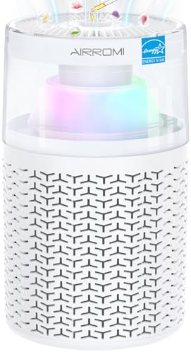 LEVOIT Air Purifiers for Bedroom Home, AHAM VERIFIDE, 3-in-1 Filter with Fragrance Sponge for Better Sleep, Filters Smoke, Allergies, Pet Dander, Odor, Dust, Office, Portable, Core Mini-P, Black main image 0