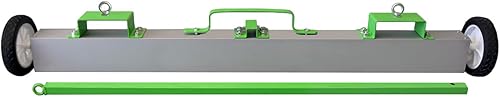 Grip 48" Remolque detrás de la barredora magnética - Capacidad de 220 libras - Terminales de camión, terminales de aeropuerto, sitios de construcción
