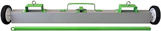 Grip 48" Tow Behind Magnetic Sweeper - 220 lb Capacity - Trucking Terminals, Airport Terminals, Construction Sites