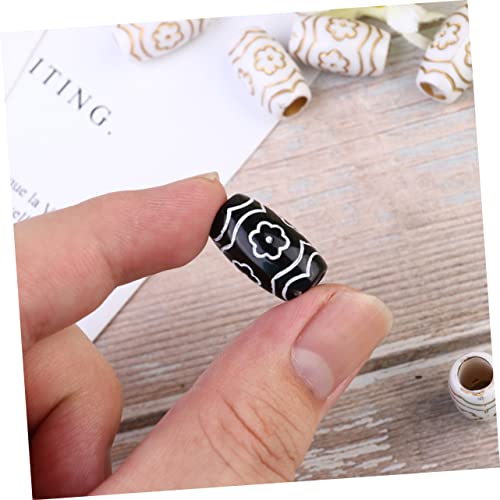 EXCEART 60 Pçs Perucas Masculinas Perucas Femininas Ornamentos De Barba Para Homens Contas Dread Par