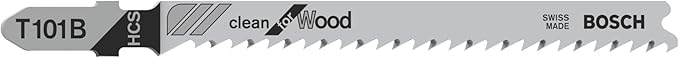 Bosch Professional 5 Hojas de Sierra de Calar T 101 B Clean para Madera Blanda