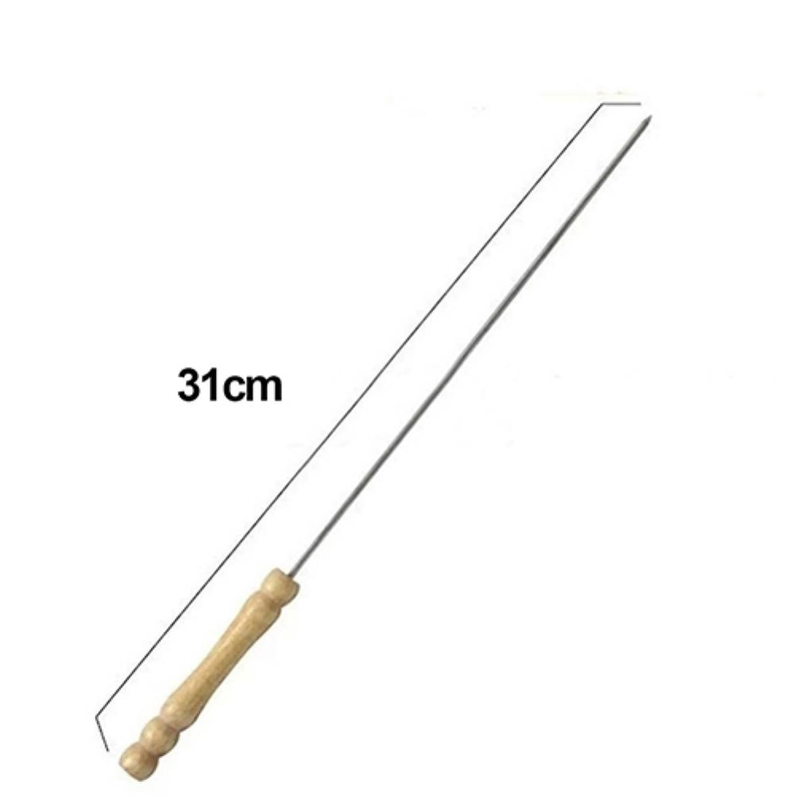 Brochetas de Kebab, 10 Piezas for Barbacoa, Picnic al Aire Libre, brochetas Acero Inoxidable