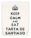 Keep Calm And Eat Tarta De Santiago Bolsa de Deporte Con Cordón Beige Drawstring Sport Bag