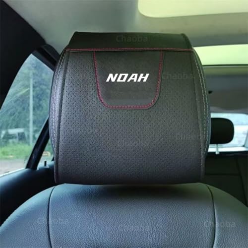 ノア NOAH ヘッドレストカバー 車用首クッションカバー シートヘッドレストカバー ネックパッド ヘッドレスト ネックピロー運転席 助手席 シートカバー 防水防塵 汚れ防止 シート保護 カバー 取付簡単 お手入れ簡単 インテリア2個 (ノア NOAH)