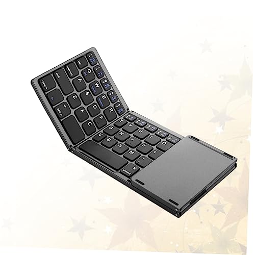 Teclado inalámbrico plegable con panel táctil NUOBESTY de 3 pliegues para tableta 3