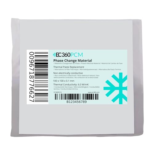 EC360® PCM Phasen-Wechsel-Material/Wärmeleitpastenersatz 6 W/mK (100 x 100 x 0.1 mm)