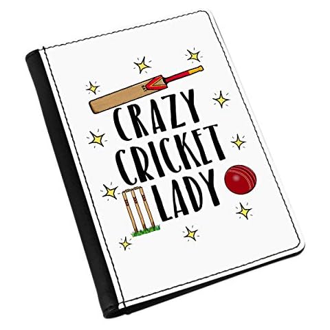 Crazy Cricket Lady Passport Holder Cover Cover