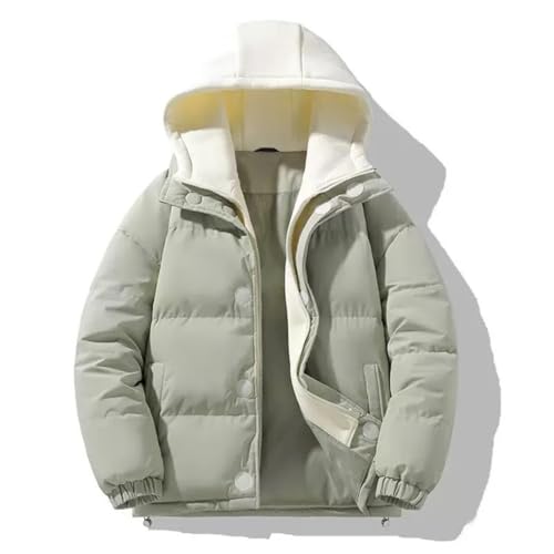 Veste d'hiver homme en coton matelassé ample rétro - 8