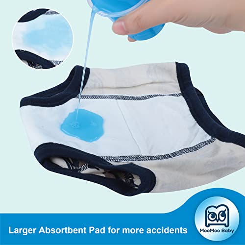 Image of CottonTraining Pants 4 Pack Padded Toddler Potty Training Underwear for Boys and Girls-12M-5T