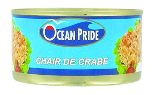 Bo Time - OCEAN PRIDE Chair blanche de crabe en conserve - Origine FRANCE - Marque Ocean Pride - 170G (1)