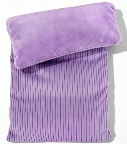 Microwavable Heating Pad with Washable Cover 13x7 Inch Flaxseed Microwave Hot Pack Lavender Scent Moist Warm Compress for Relaxation Non-Electric & Portable