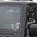 JEEP WRANGLER WAVE Vinyl Decal Car Window Bumper Sticker 4X4