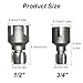 Exteriorm-U Pipe Threader, Integrated Internal & External Pipe Threading Tool, Electric Drill Compatible Pvc Pipe Threader Kit, Plumbing Pipe Threader Tool Set 1/2