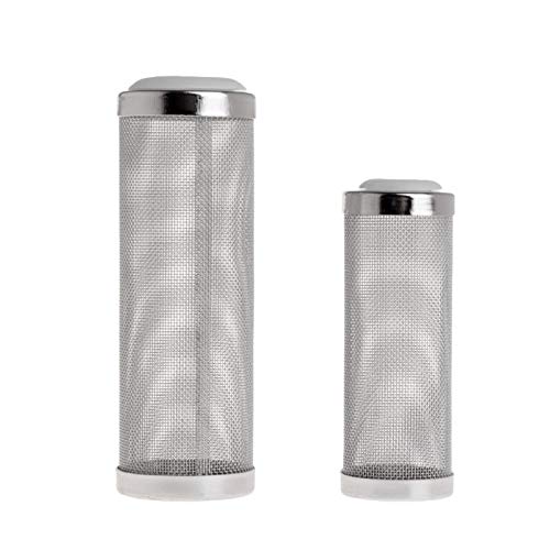 HUFFA 1 pièces boîtier d'entrée de Filtre en Acier Inoxydable/Maille/Filets à crevettes Ensemble spécial crevettes Cylindre Filtre entrée d'entrée protéger Accessoires d'aquarium