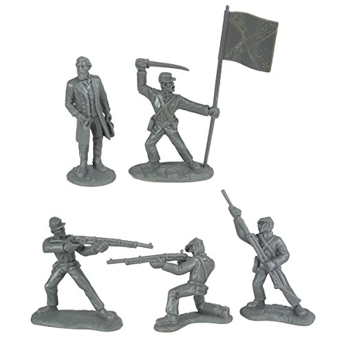 Bmc Civil War Plastic Army Men - 26Pc Battle Of Appomattox Soldier Figures #TOP3