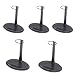 aokur 5 Pcs 12 inch Dolls Stand Holder Plastic Action Figure Stand 1/6 Scape U Shape Action Figures Base Display Stand for Sideshow Figures Annular Black