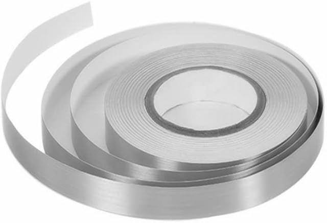 Yizunnu 50m Self-Adhesive Floor Tiles, Waterproof Floor Wall Seam Sealing Tape Gap Cover for Living Room Kitchen Bathroom Bedroom (Silver, 0.5cmX50m)