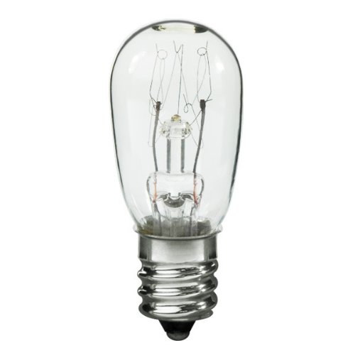 LitetronicsL-102 - 6 Watt Candelabra Light Bulb - S6 Indicator - Clear - 7,000 Life Hours - 35 Lumens - 130 Volt