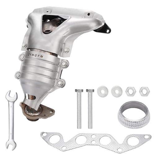 Exhaust Manifold Catalytic Converter Kit Fit For L4 1.7L Direct-Fit Compatible with Honda Civic & Acura EL 2001-2005 Replace 18160-PLM-A00 18160-PLM-A50 (EPA Compliant)