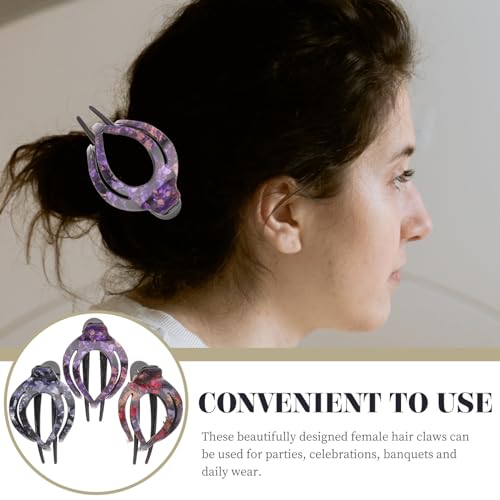 Pinces à cheveux pour queue de cheval à fixation forte Magiclulu - 4