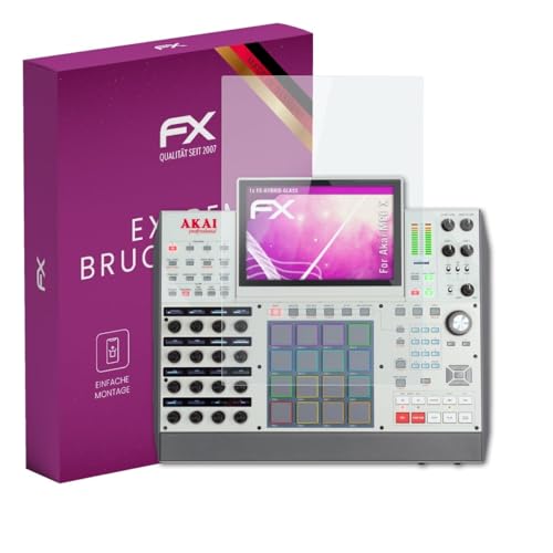 atFoliX Plastic Glass Protective Film compatible with Akai MPC X Glass Protector, 9H Hybrid-Glass FX Screen Protector