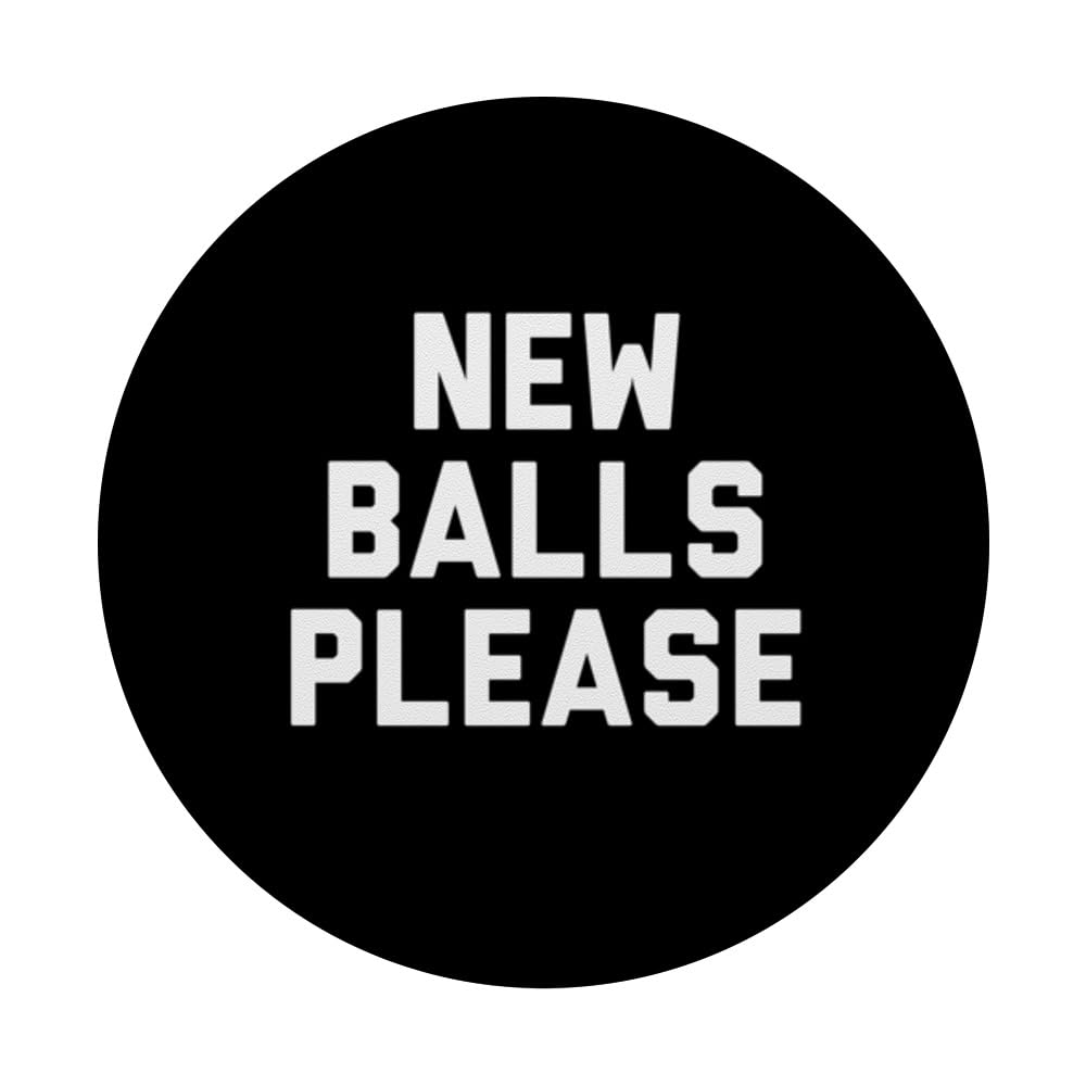 New Balls Please PopSockets Swappable PopGrip, Black - Image 3