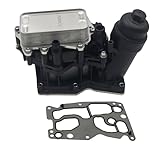 AMCC Engine Oil Cooler and Oil Filter Housing Compatible with BMW N47 N57 Series 1/2/3/4/5/6/7 X1 X3 X4 X5 X6 Mini R55 R56 R57 R58 R59 R60 R61 Replace： 11428507697