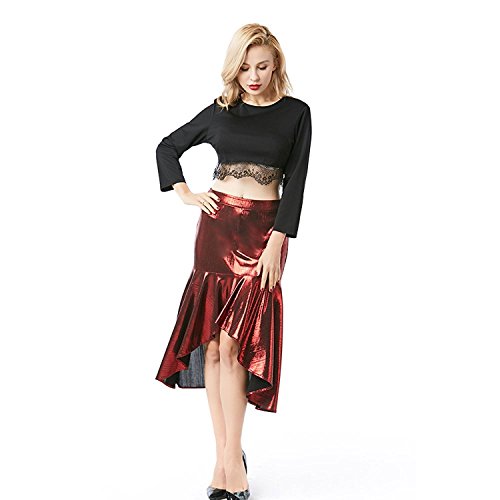 Robe femme rouge bordeaux taille 40 fluide, le vêtement infroissable pour déplacements