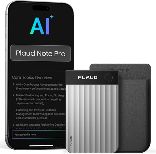 Plaud Note Pro AI Voice Recorder Transcription Summaries for Meetings Calls
