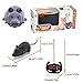 WenffbBou Remote Control Fake Rat Toy - Realistic Mouse Cat Toy Mice RC Toy Chasing Prank Joke Scary Trick Rats for Cat Funny Toy (Grey)