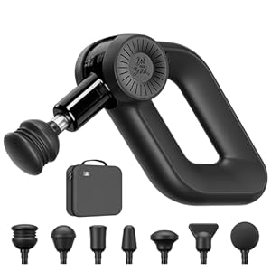 BOB AND BRAD D6 Pro Massage Gun Deep Tissue Percussion with 16mm Amplitude, Professional Muscle Massager Gun for Athletes Pain Relief, Quiet Electric Handheld Therapy Device, FSA and HSA Eligible