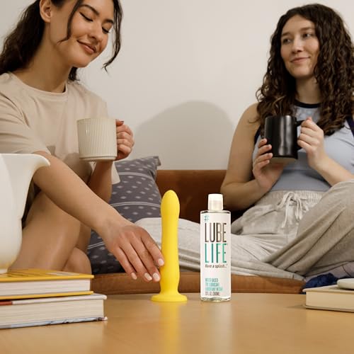 Image of LUBELIFE Water Based Toy Lube, Personal Lubricant, Safe for Toys 12 fl oz | Toy-safe water-based glide, non-staining, condom compatible, generous value size, long-lasting slick feel, easy water cleanup