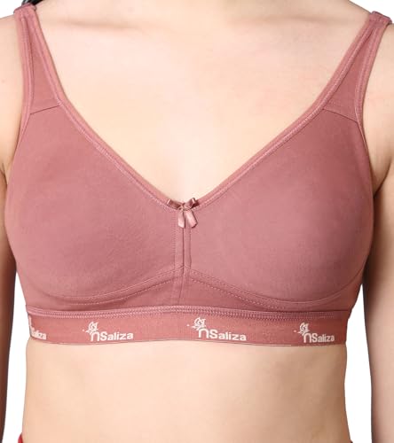 Image of Pack of 1 Non Padded Wire Free Seamless Full Coverage Sports Bra