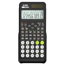 Scientific Calculators for Students, 991 MS Science Calculator for Middle and High School Supplies Calculator with Cover Black