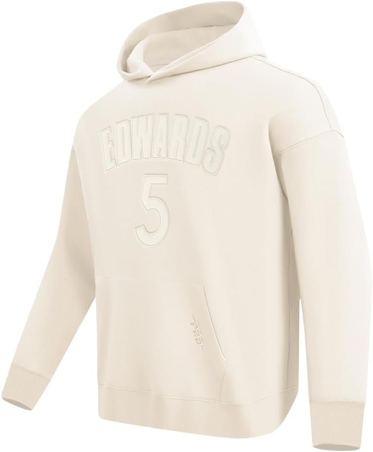 Pro Standard NBA mens Mens Nba Minnesota Timberwolves Neutrals Player Fleece Pull Over Hoodie - Image 3