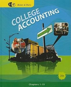 Unknown Binding College Accounting, 20e, Chapters 1-15 Book