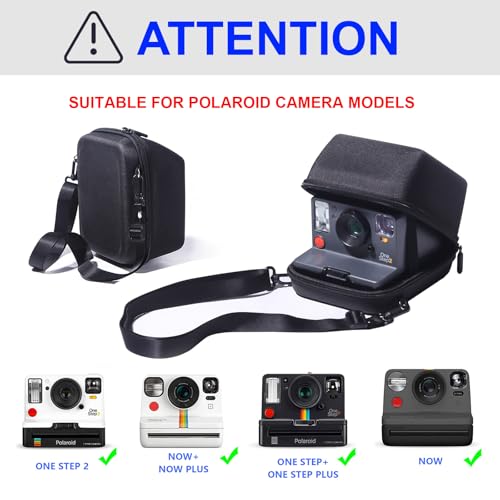 Funda para cámara Polaroid Now con correa ajustable negra miniatura 4