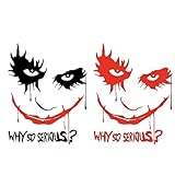 joker aufkleber 🤡Joker, Dekorfolie zum Aufkleben auf Fahrzeuge und viele andere glatte Oberflächen, verschiedene Farben zur Auswahl, so dünn wie Lack. Egal wo Sie diesen Clown-Aufkleber verwenden, er wird zu einer einzigartigen Dekoration, die Ihren Gegenständen Persönlichkeit und Spaß verleiht.