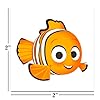 Disney Finding Nemo Tattoos Party Favors Bundle ~ 72 Perforated Individual 2" x 2" Finding Dory Temporary Tattoos for Kids Boys Girls (Finding Nemo Party Supplies) #1