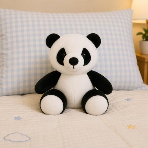 Image of 15cm Panda Plush Soft Toy, Huggable Stuffed Animal