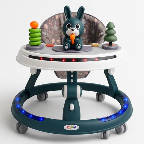 Luchs Babywalker Lauflernhilfe mit Musik & Licht – stabiles Gehfrei für...