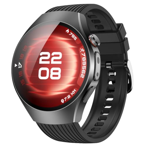 Fitness Smartwatch für Männer und Frauen mit EKG/Herzfrequenz/Blutdruck/Kalorien/HRV/Schlafmonitor Aktivitätsstracker mit 1,56 "Amoled Bluetooth-Anrufen (Casual)