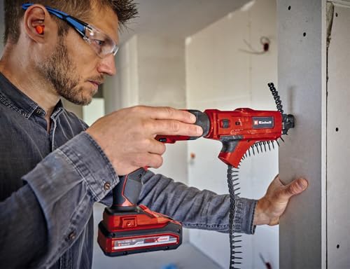 Original Einhell Schnellbauschrauben mit Feingewinde (3,5 x 35 mm, 1000 Stk, 20 Schraubengurte mit je 50 magazinierten Schrauben, passend für Einhell Magazinaufsatz)