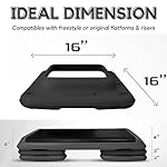 Yes4All 16"x16" Extra Adjustable Risers for Aerobic Exercise Workout Step Platform (Pair) - Not Included Aerobic Step Platform - Image 2