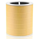 Core 600S Pet Care Replacement Filter for LEVOIT Core 600S & Core 600S-P Air Purifier, 3-in-1 HEPA, High-Efficiency Activated Carbon, Core 600S-RF-PA, 1 Pack, Yellow