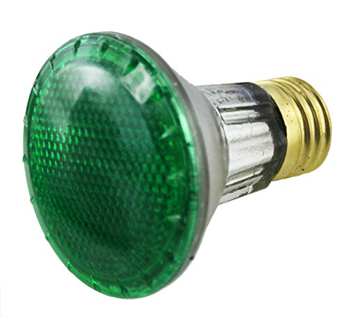 Bulbrite Halogen PAR20 Medium Screw Base (E26) Light Bulb, 50 Watt, Green
