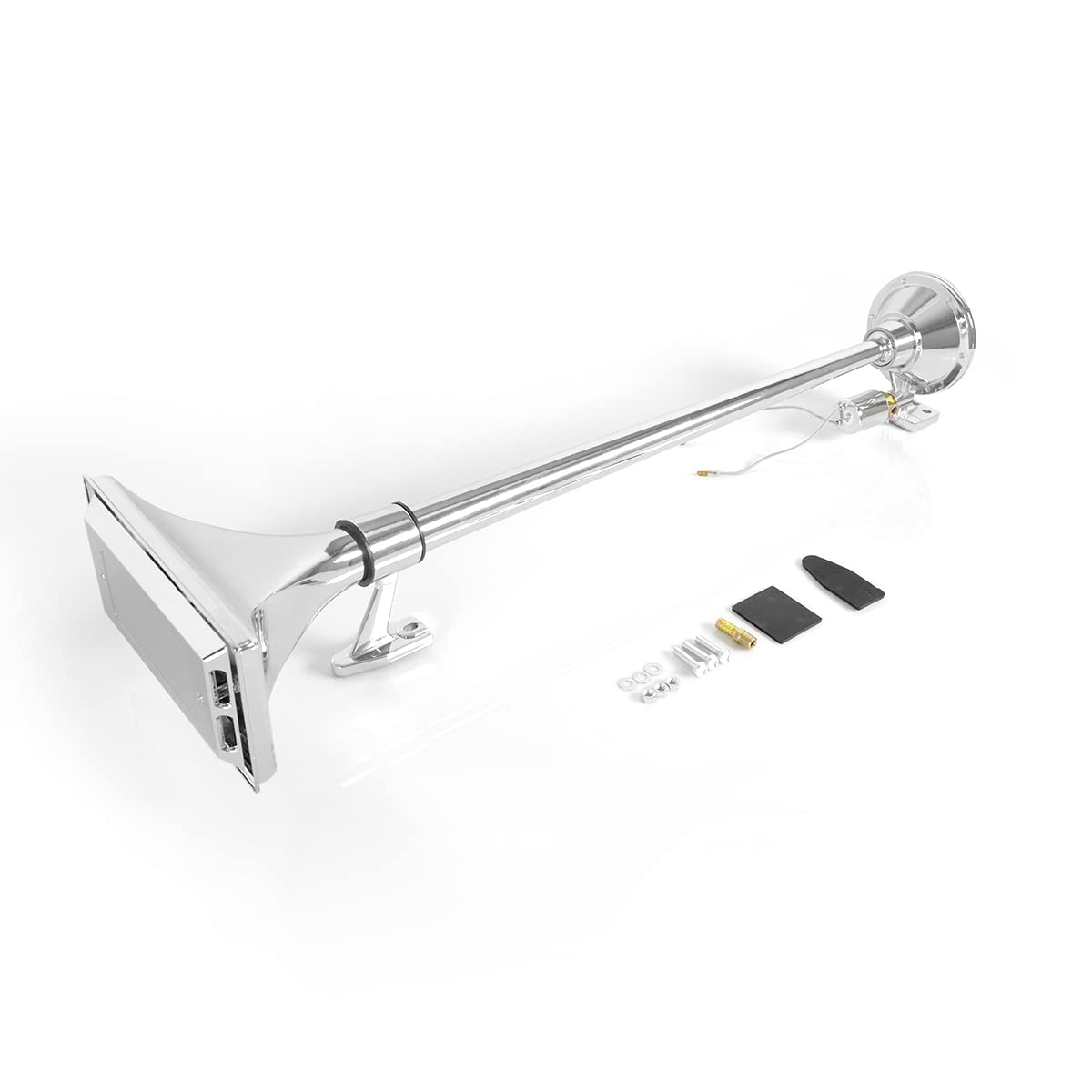 150dB Double Trompette Air Klaxon Fort Klaxon électrique 12-24V Avec électrovanne Pour Voiture