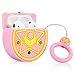 Joyleop Star Case Compatible with Airpods 1/2, Cute Cartoon Fun Funny 3D Kids Girls Teens Cover, Cool Stylish Fashion Kawaii Soft Silicone Character Shockproof for Airpod Skin Cases for Air pods 1&2
